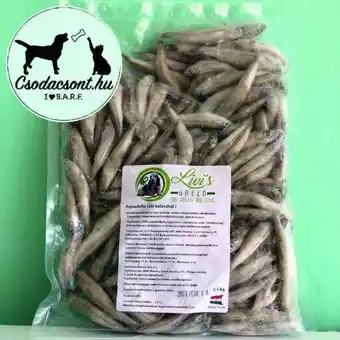 Aquadella (apróhal) kutyáknak 0,5kg, livi's green