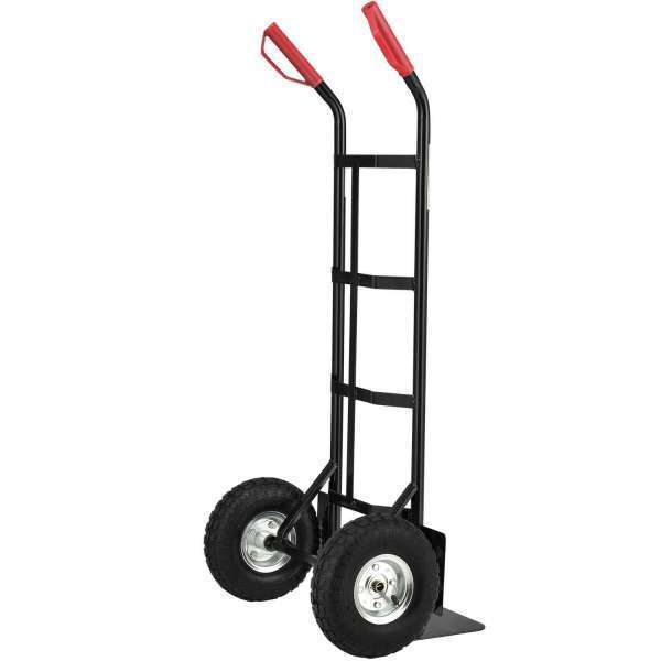 Eshopist Kézi kocsi basic fekete, piros fogantyúval ajánlat
