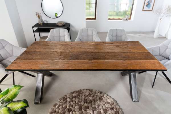 Estilofina Design étkezőasztal shark x 180 cm újrahasznosított fa ajánlat