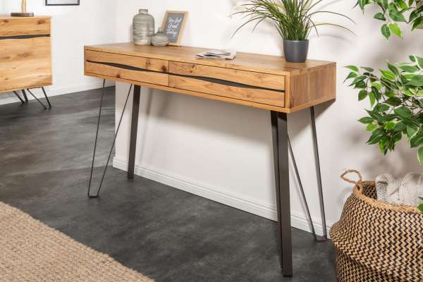 Estilofina Luxus konzolasztal fringe 120 cm vad tölgy ajánlat