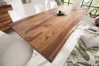 Luxus étkezőasztal massive s 180 cm sheesham - raktáron