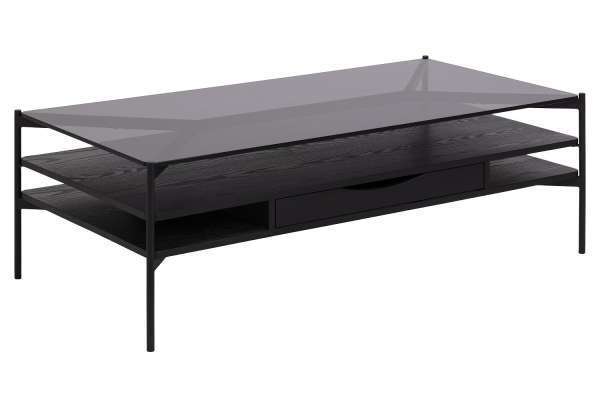 Estilofina Design dohányzóasztal darrion 120 cm fekete ajánlat