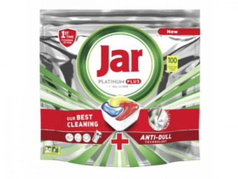 Jar platinum plus lemon mosogatógép tabletta, 100db