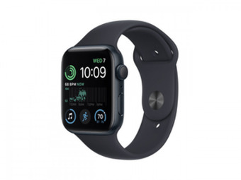 Euronics Apple watch se (2022) gps 44mm éjfekete aluminium tok , éjfekete sport szíj - regular ajánlat
