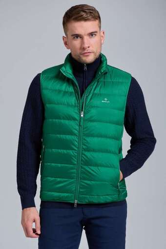 Gant Mellény gant the light down gilet zöld ajánlat