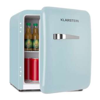Klarstein audrey mini, retro hűtőszekrény, 48 l, 2 szint, f, piros