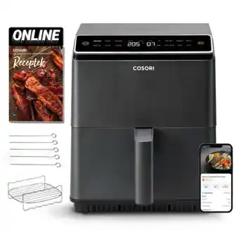 Cosori dual blaze forrólevegős sütő (sötétszürke) caf-p583s-keur