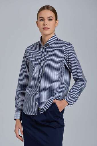 Gant Ing gant reg broadcloth striped shirt kék ajánlat