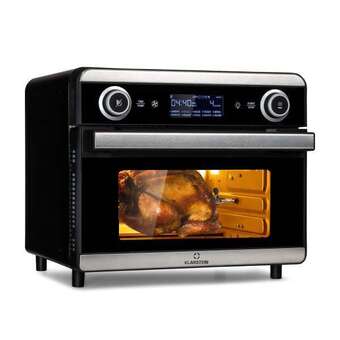 Klarstein aerovital jumbo 3 az 1-ben, forró levegős sütő, toaster, dehidratáló készülék, 1550 w, 18 literes