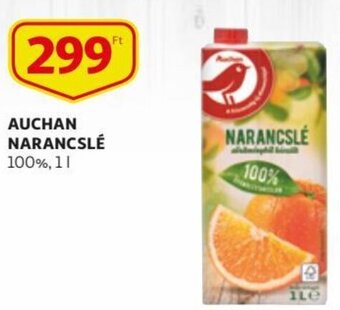 Auchan Auchan Narancslé 100%, 1L ajánlat