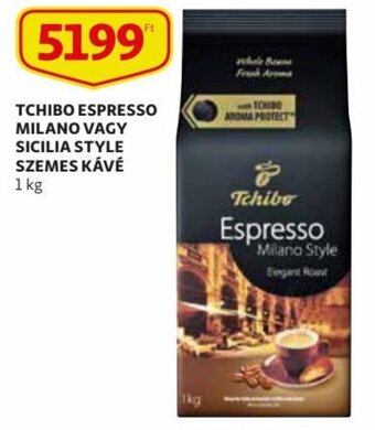 Auchan Tchibo Espresso milano vagy sicilia style szemes kávé 1 kg ajánlat