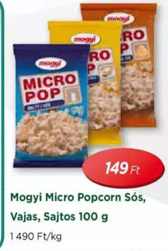 Real Mogyi Micro Popcorn Sós, Vajas, Sajtos 100 g ajánlat