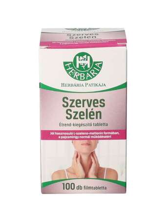 Rossmann Herbária szerves szelén étrend-kiegészítő - 100 db ajánlat
