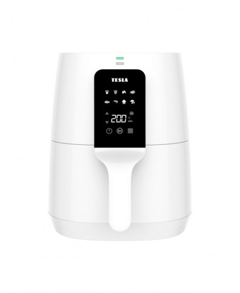 Tesla aircook q30 - multifunkciós digitális forró levegős sütő, 3,8 liter, 1300w, fehér