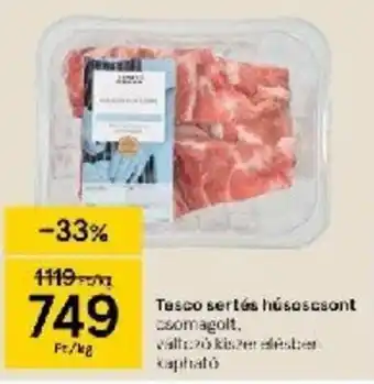 Tesco Tesco sertés húsoscsont csomagolt ajánlat