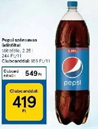 Pepsi szénsavas üditöltal töbféle 2,25 L