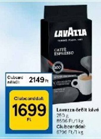 Tesco Lavazza örölt kávé 250 g ajánlat