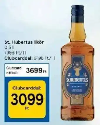 Tesco St. Hubertus IIkör 0,5 L ajánlat