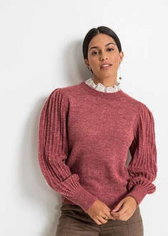 Bonprix Pulóver álló gallérral ajánlat