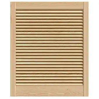 Lamellaajtó fenyő 720x594mm natúr,nyitott