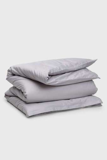 Ágyneműhuzat gant sateen single duvet 140x200 szürke