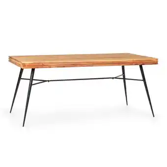 Klarstein Besoa vantor, étkezőasztal, akácfa, vaskonstrukció, 175 x 78 x 80 cm, fa ajánlat
