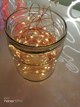 Karácsonyi fényfűzér 100 db mikro led extrameleg 8 funkciós vezérlővel usb