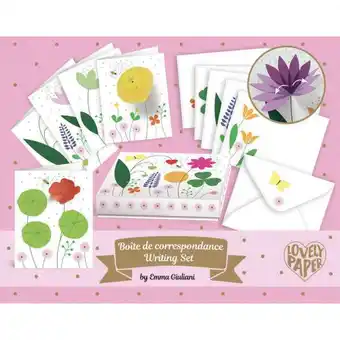 Emma író szettje - levelező lap szett - emma writing set - dd03604