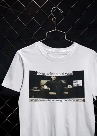 Bolcs adi ender fehér póló