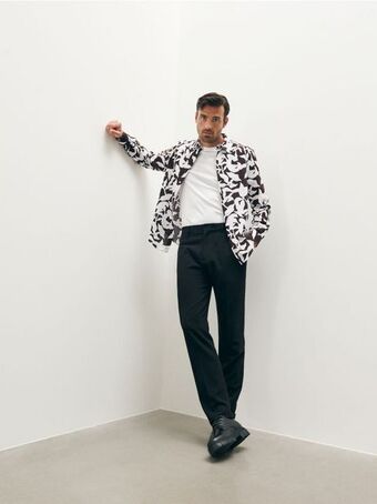 Reserved Regular fit mintás ing ajánlat