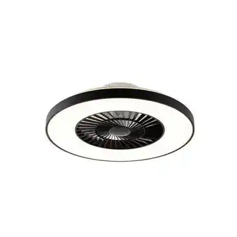 Mennyezeti ventilátor fekete led-del, távirányítóval - climo