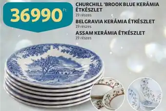 Auchan Churchill Brook Blue Kerámia Étkészlet ajánlat
