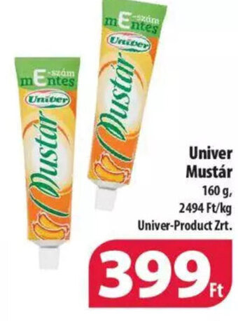 Coop Univer Mustár 160 g ajánlat