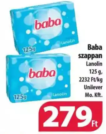 Unilever Baba szappan Lanolin 125 g