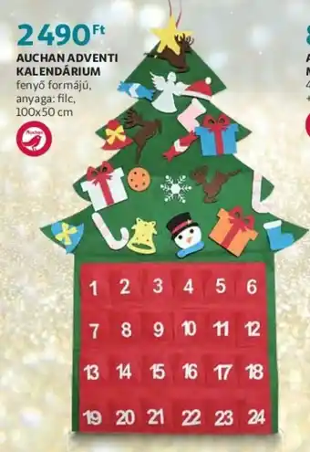Auchan Auchan Adventi Kalendárium ajánlat
