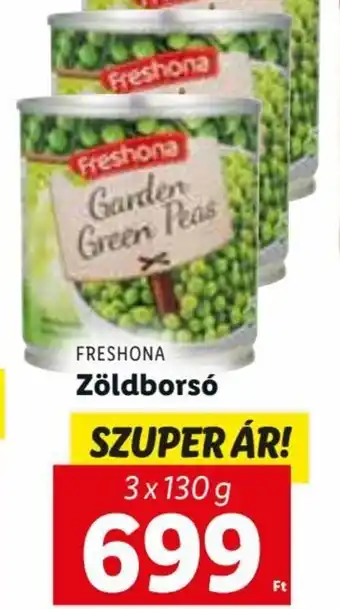Freshona Zöldborsó 3 x 130 g