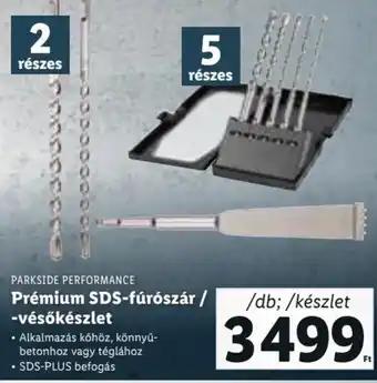 Lidl Parkside Performance Pr;mium SDS-fúrószár / -vésőkészlet Alkalmazás köhöz, könnyűbetonhoz vagy téglához, SDS-PLUS befogás ajánlat