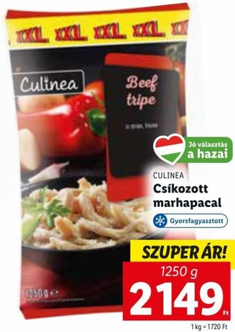 Lidl Culinea CsÍkozott marhapacal 1250 g ajánlat