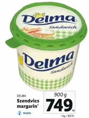 Lidl Delma Szendvics margarin 900 g ajánlat