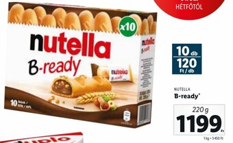 Lidl Nutella B-Ready 220 g ajánlat