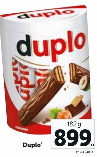 Lidl Ferrero Duplo 182 g ajánlat