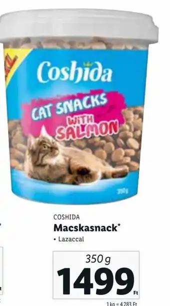 Lidl Coshida Macskasnack Layaccal 350 kg ajánlat