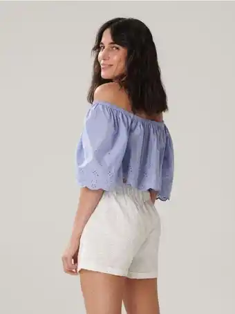 Sinsay Crop top angol madeira díszítéssel ajánlat