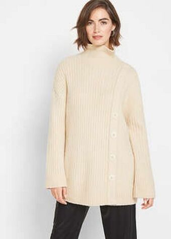 Bonprix Bő hosszú pulóver ajánlat