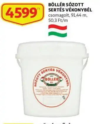 Auchan Böllér sózott sertés vékonybél csomagolt 91,44m ajánlat