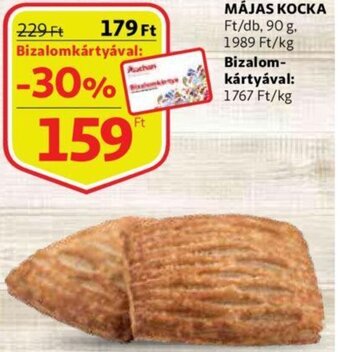 Auchan Májas kocka 90g ajánlat