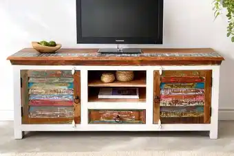 Design tv asztal jacktar 150 cm fehér mangó