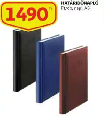 Auchan Határidőnapló heti a5 napi db ajánlat