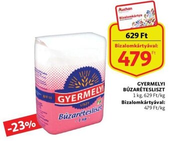 Auchan Gyermelyi búzarétesliszt 1kg ajánlat