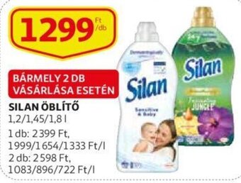 Auchan Silan öblítő 1.2 / 1.45 / 1.8l ajánlat
